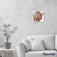 Cargar imagen en el visor de la galería, Punto De Cruz Diamante - Punto De Cruz Diamante - Elefante Del Paisaje - Figuredart - Elefantes Mascotas Paisajes Punto De Cruz Diamante