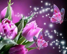 Cargar imagen en el visor de la galería, Punto De Cruz Diamante - Punto De Cruz Diamante - La Mariposa - Figuredart - Flores Mariposas Mascotas Punto De Cruz Diamante Animales Punto