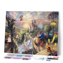 Cargar imagen en el visor de la galería, Punto De Cruz Diamante - Punto De Cruz Diamante - El Castillo Encantado - Figuredart - Castillos Paisajes Punto De Cruz Diamante Paisajes