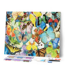 Cargar imagen en el visor de la galería, Punto De Cruz Diamante - Punto De Cruz Diamante - Colección De La Mariposa - Figuredart - Mariposas Mascotas Punto De Cruz Diamante