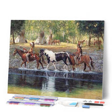 Cargar imagen en el visor de la galería, Punto De Cruz Diamante - Punto De Cruz Diamante - Tribu India - Figuredart - Mascotas Punto De Cruz Diamante Animales