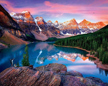 Cargar imagen en el visor de la galería, Diamond Painting - Reflejos en un Lago de Montaña