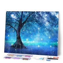 Cargar imagen en el visor de la galería, Diamond Painting - Gran árbol en la noche