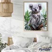 Cargar imagen en el visor de la galería, Punto De Cruz Diamante - Punto De Cruz Diamante - Koala - Figuredart - Mascotas Punto De Cruz Diamante Animales
