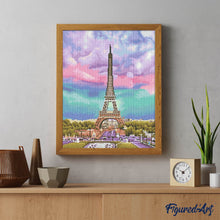 Cargar imagen en el visor de la galería, Diamond Painting - Vista de la Torre Eiffel