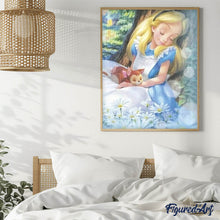 Cargar imagen en el visor de la galería, Punto De Cruz Diamante - Punto De Cruz Diamante - Siesta - Figuredart - Punto De Cruz Diamante Romanticismo Romántico