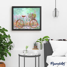 Cargar imagen en el visor de la galería, Diamond Painting - Bicicleta Llena de Flores