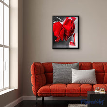Cargar imagen en el visor de la galería, Punto De Cruz Diamante - Punto De Cruz Diamante - Rosa Roja - Figuredart - Flores Punto De Cruz Diamante Flores