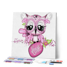 Cargar imagen en el visor de la galería, Punto De Cruz Diamante - Punto De Cruz Diamante - Amor Del Búho - Figuredart - Búhos Y Lechuzas Mascotas Punto De Cruz Diamante Animales