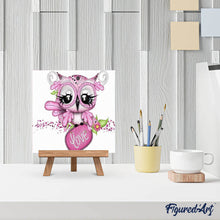 Cargar imagen en el visor de la galería, Punto De Cruz Diamante - Punto De Cruz Diamante - Amor Del Búho - Figuredart - Búhos Y Lechuzas Mascotas Punto De Cruz Diamante Animales
