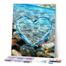 Cargar imagen en el visor de la galería, Punto De Cruz Diamante - Punto De Cruz Diamante - Claro Corazón - Figuredart - Punto De Cruz Diamante Romanticismo Romántico