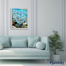 Cargar imagen en el visor de la galería, Punto De Cruz Diamante - Punto De Cruz Diamante - Claro Corazón - Figuredart - Punto De Cruz Diamante Romanticismo Romántico