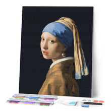 Cargar imagen en el visor de la galería, Diamond Painting - La joven de la perla - Vermeer