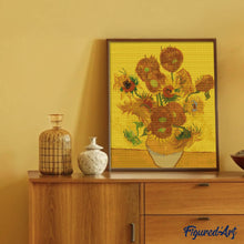 Cargar imagen en el visor de la galería, Diamond Painting - Los girasoles - Van Gogh