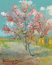 Cargar imagen en el visor de la galería, Diamond Painting - Melocotonero en flor - Van Gogh