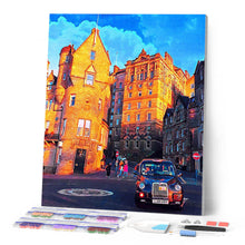 Cargar imagen en el visor de la galería, Punto de Cruz Diamante - Diamond Painting - Calle de Edimburgo