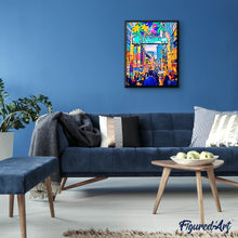 Cargar imagen en el visor de la galería, Punto de Cruz Diamante - Diamond Painting - Tokio Harajuku 40x50cm con bastidor montado