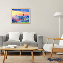 Cargar imagen en el visor de la galería, Punto de Cruz Diamante - Diamond Painting - Buddha Bangkok 40x50cm con bastidor montado