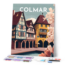 Cargar imagen en el visor de la galería, Diamond Painting - Póster de viaje Colmar