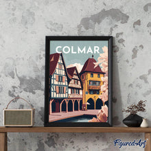 Cargar imagen en el visor de la galería, Diamond Painting - Póster de viaje Colmar