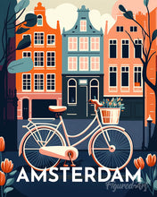 Cargar imagen en el visor de la galería, Diamond Painting - Póster de viaje Ámsterdam