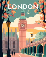 Cargar imagen en el visor de la galería, Diamond Painting - Póster de viaje Londres 2