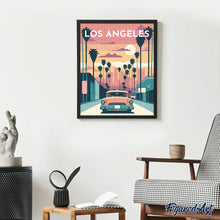 Cargar imagen en el visor de la galería, Diamond Painting - Póster de viaje Los Ángeles
