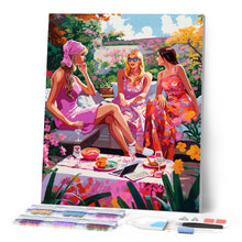 Cargar imagen en el visor de la galería, Diamond Painting - Chicas Chismosas en el Jardín