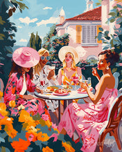 Cargar imagen en el visor de la galería, Diamond Painting - Fiesta de las Divas en el Jardín Rosa