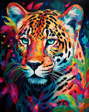 Cargar imagen en el visor de la galería, Diamond Painting - Leopardo Abstracto Colorido