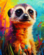 Cargar imagen en el visor de la galería, Diamond Painting - Suricata Abstracta Colorida