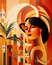 Cargar imagen en el visor de la galería, Diamond Painting - Mujer Art Deco en Cuba