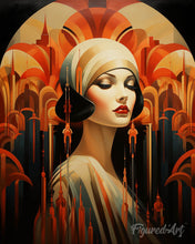 Cargar imagen en el visor de la galería, Diamond Painting - Mujer Art Deco