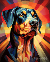 Cargar imagen en el visor de la galería, Diamond Painting - Perro Art Deco