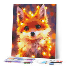 Cargar imagen en el visor de la galería, Diamond Painting - Pequeño Zorro con Luces
