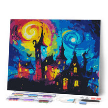 Cargar imagen en el visor de la galería, Diamond Painting - Castillo Fantasía 40x50cm con bastidor montado