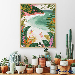 Diamond Painting - Bahía tropical