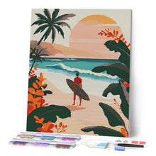 Cargar imagen en el visor de la galería, Diamond Painting - Olas en la tarde