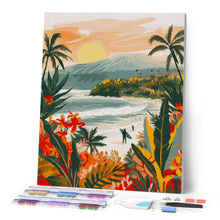 Cargar imagen en el visor de la galería, Diamond Painting - Playa tropical