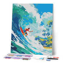 Cargar imagen en el visor de la galería, Diamond Painting - Surf en Hawái