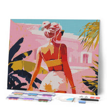 Cargar imagen en el visor de la galería, Diamond Painting - Paseo de verano 40x50cm con bastidor montado