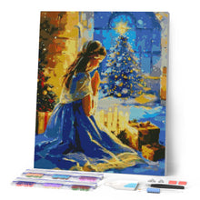 Cargar imagen en el visor de la galería, Diamond Painting - Oración en Nochebuena