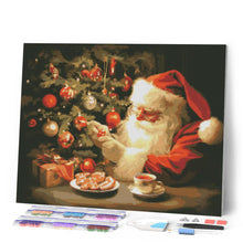 Cargar imagen en el visor de la galería, Diamond Painting - Noche alegre de Papá Noel