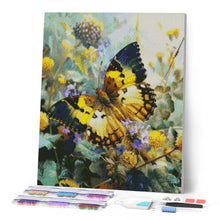 Cargar imagen en el visor de la galería, Diamond Painting - Mariposa Janetta Forester 40x50cm con bastidor montado