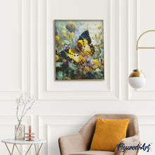 Cargar imagen en el visor de la galería, Diamond Painting - Mariposa Janetta Forester 40x50cm con bastidor montado