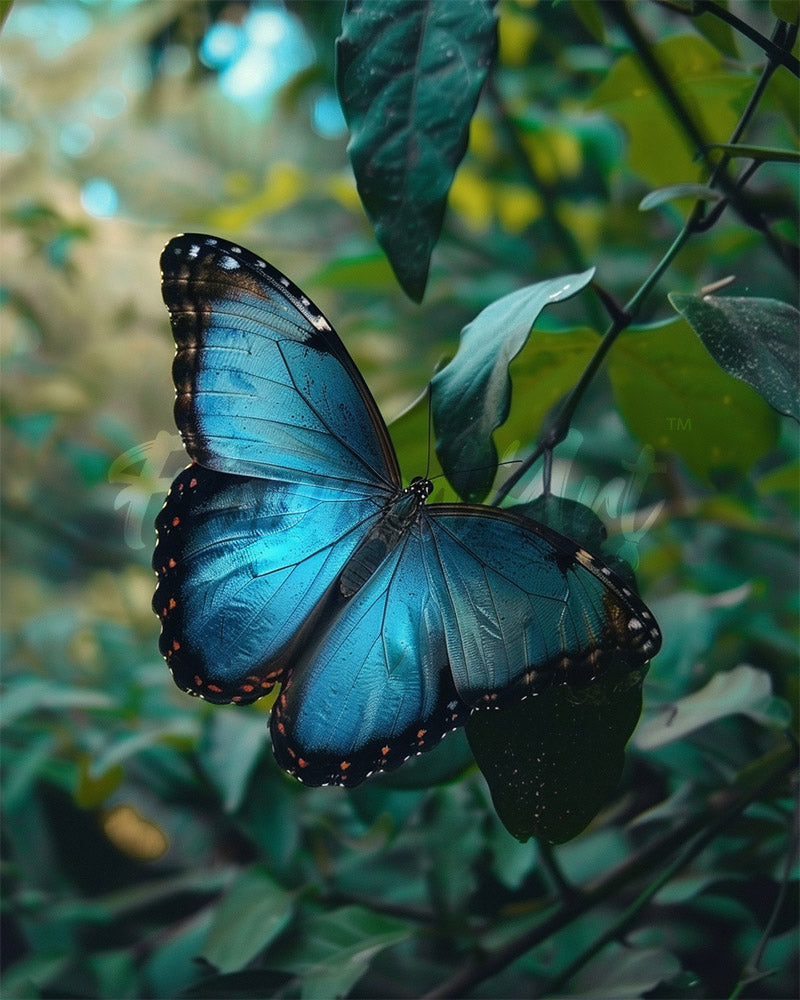 Diamond Painting - Mariposa Morfo Azul