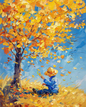 Cargar imagen en el visor de la galería, Diamond Painting - Niño de otoño inspirado en Van Gogh