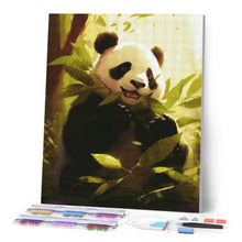 Cargar imagen en el visor de la galería, Diamond Painting - Panda Mordisqueando