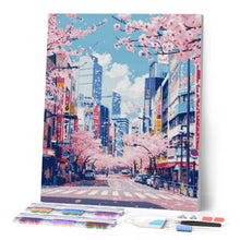 Cargar imagen en el visor de la galería, Diamond Painting - Cerezos en Flor de Tokio