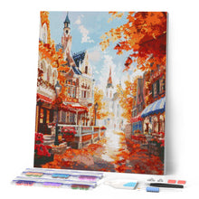 Cargar imagen en el visor de la galería, Diamond Painting - Casco Antiguo en Temporada Dorada